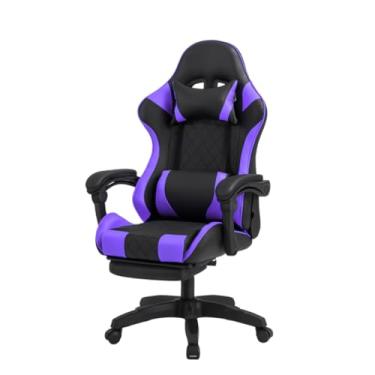 Imagem de Cadeira Gamer Escritório Home Office Lods Gamers Giratoria Cadeira Estilosa Elegante Ergonômica Top (roxa)