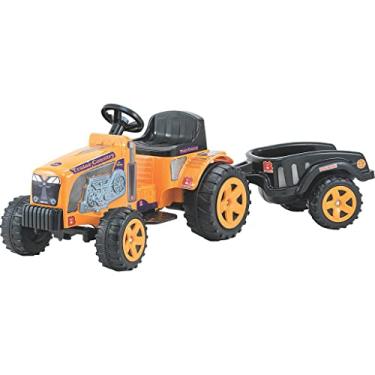 Imagem de Trator Eletrico Infantil Biemme Country com Caçamba 6V Amarelo