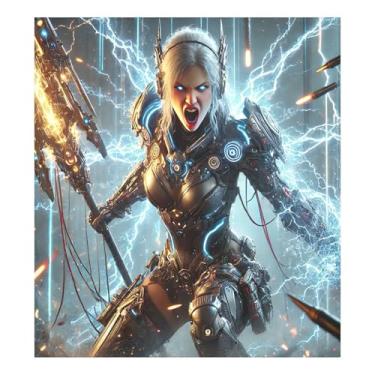 Imagem de Electric Warrior Capa magnética para lava-louças ímã de geladeira reutilizável adesivo de geladeira portátil para bancada 58 x 66 cm