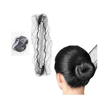 Imagem de Rede De Cabelo De Nylon Para Penteados De Dança, Extensões De Cabelo, 