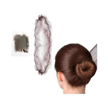 Imagem de Rede De Cabelo De Nylon Para Penteados De Dança, Extensões De Cabelo, 