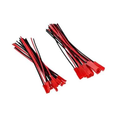 Imagem de 20 peças conector macho e fêmea jst plug cabo diy terminais de conecto