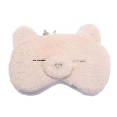 Imagem de Máscara de dormir Cute Plush Pig Super Soft Eye Cover