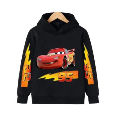 Imagem de Moletom Infantil Disney Cars Lightning McQueen, Conjunto Casual De Des