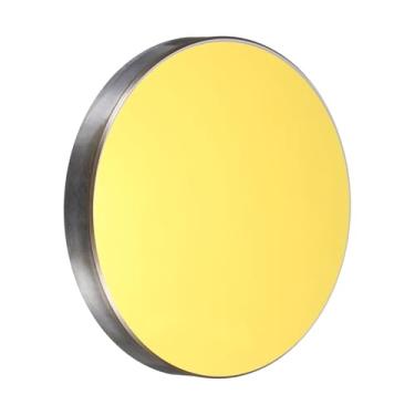 Imagem de HARFINGTON Lente refletiva Si de 20 mm banhada a ouro, espelhada, laser CO2, espelhos para lentes a laser CO2 de 60-300 W, cortador de gravação a laser de CO2