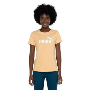 Imagem de Camiseta Puma Essentials NO. 1 Logo Feminina - Nude G-Feminino