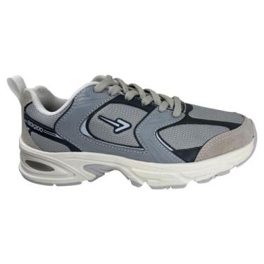 Imagem de Tenis Maculino Esportivo Academia Conforto Box200, 40, Gelo, Grafite