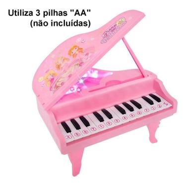 Imagem de Teclado Musical Infantil Piano Das Princesas - Dm Toys