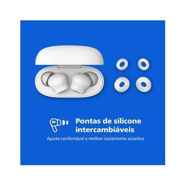 Imagem de Fone de Ouvido Bluetooth Philips TAT1109WT/00 Branco com Microfone