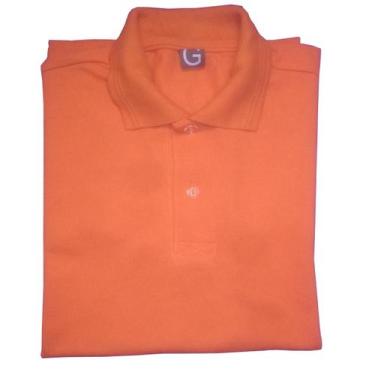 Imagem de Camisa polo masculina lisa piquet casual trabalho empresa bordado mang