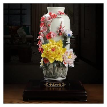 Imagem de Vaso feito à mão de porcelana vaso grande casa sala de estar varanda estudo empresa ornamentos vasos de flores