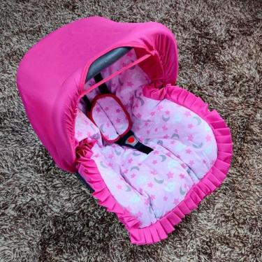 Imagem de Kit Capa de Bebê Conforto + Jogo Protetor de Cinto + Capota Solar - Mã