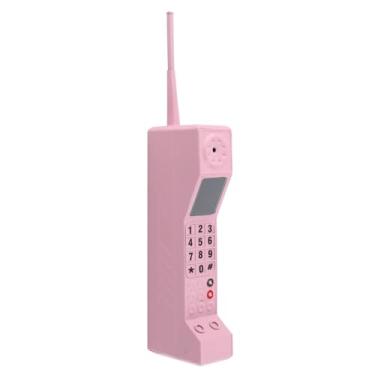Imagem de Naroote Ornamento de Telefone Celular retrô Colorfast, Modelo Celular Vintage Leve para Decoração de Escritório, Material de Ferro (Rosa)