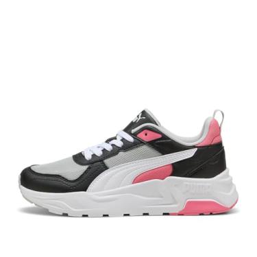Imagem de PUMA Tênis masculino de cano baixo, Cinza claro legal PUMA branco PUMA preto rosa mágica, 6.5 Women/5 Men