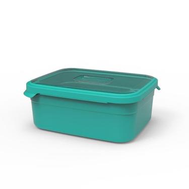 Imagem de Pote Retangular Decora Verde 500Ml