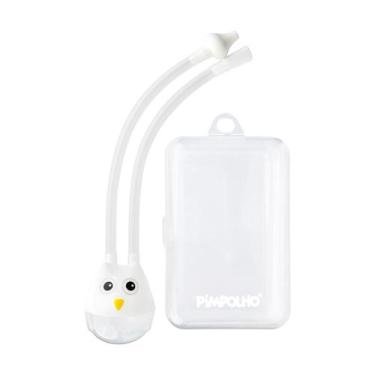 Imagem de Aspirador Nasal de Sucção Antirrefluxo Com Estojo Pimpolho - Branco