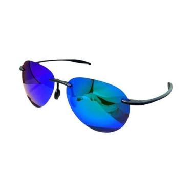 Imagem de Óculos De Sol Masculinos Polarizados Sem Armação Estilo Piloto, Lentes