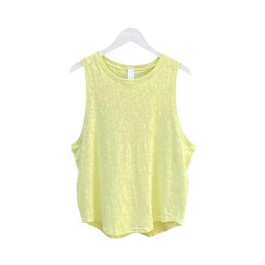 Imagem de Camisetas De Verão Sem Mangas Para Mulheres, Blusas De Pilates E Yoga 