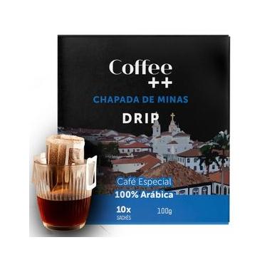 Imagem de Kit 10 Sachês Café Especial Chapada de Minas Coffee Mais - Drip Coffee