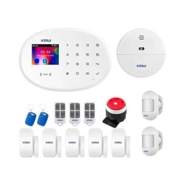 Imagem de Kit De Sistema De Alarme Inteligente WIFI GSM Com Sensor De Porta, Det