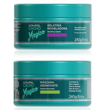 Imagem de Kit Lowell Cacho Magico Mascara 240g e Gelatina Modeladora 240g