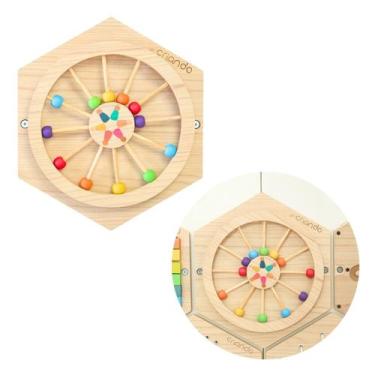Imagem de Painel Sensorial Colmeia Roda Gigante Brinquedos Educativos Infantil I
