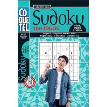 Imagem de Livro - Livro Coquetel Sudoku 233 | 200 jogos