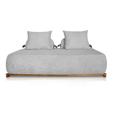 Imagem de Sofá Agius 3 Lugares 2,20 Linho Boucle - Lucadi Home