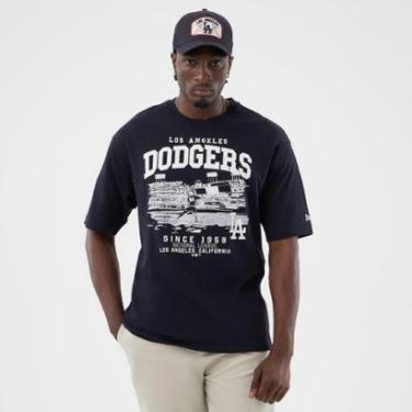 Imagem de MLB NEW ERA SLUB STADIUM OS TEE LOSDOD NVY-Masculino