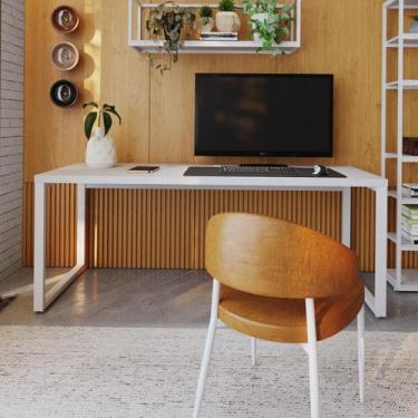 Imagem de Mesa de Escritório Presidente Yon 190cm Est.Branca - Metalig