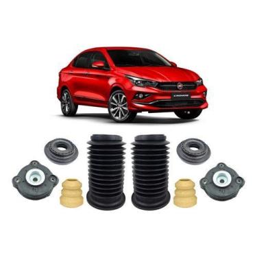 Imagem de 2 Kit Do Amortecedor Dianteiro Fiat Cronos 2018 2019 2020 - QualyKits