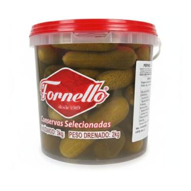 Imagem de Pepino em Conserva Fornello Balde 2kg