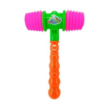 Imagem de Martelo de Plástico Infantil Cores Sortidas 24,5cm - Aliança