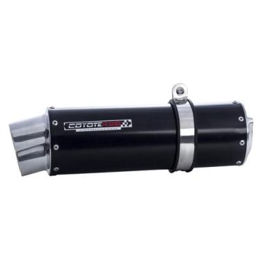 Imagem de Escape / Ponteira Coyote RS5 Boca 8 Alumínio Oval - Ninja 400 R / Z 40