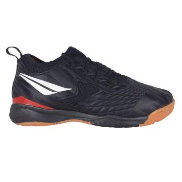 Imagem de Chuteira Futsal Penalty Max 1000 Locker Ecoknit Unissex, 44, Preto, Ve