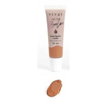 Imagem de Base Liquida Matte Vivai Vai Na Bolsa 18ml - Vivai Cosméticos, 03