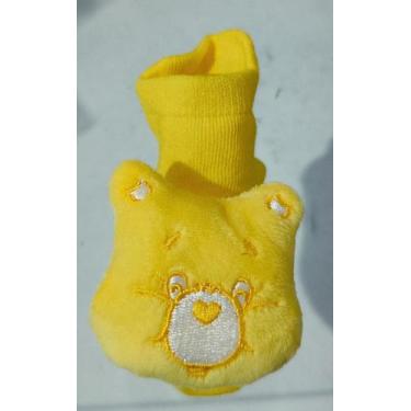 Imagem de Meia pantufa bebê ursinhos carinhosos - Kadu modas , Amarelo