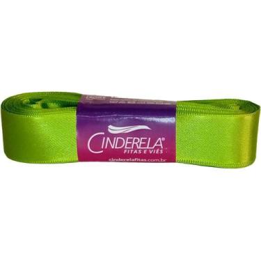 Imagem de Fita de Cetim 22MM 10M. Verde Folha - Cinderela
