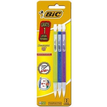 Imagem de Lapiseira 0.7 mm Shimmers com 3 unidades - Bic