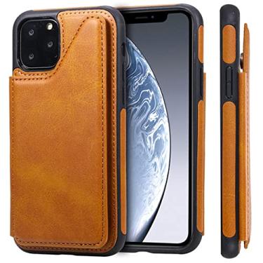 Imagem de Capa de couro de luxo para iPhone 12 Mini 11 Pro XS MAX X XR 8 7 6s 6 Plus Carteira suporte para cartão suporte para bolsas de telefone capa, marrom XiaoNiuWen, para iPhone 6 6s Plus