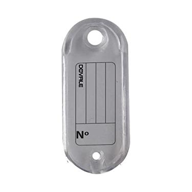 Imagem de Etiqueta Dovale p/Chaves modelo 1 Pequeno Transparente c/ 10 unid - 77253
