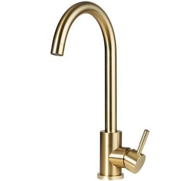 Imagem de Torneira Para Cozinha Misturador Monocomando Tocantins Pingoo.casa - Dourado