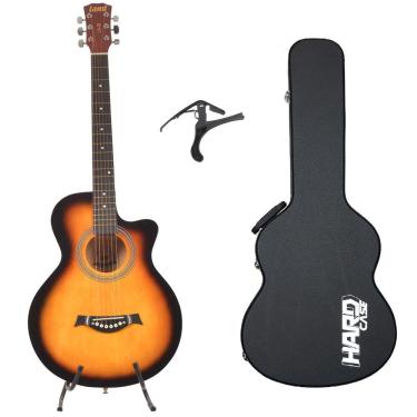 Imagem de Kit Violão Land Acustico Aço La-39 Sb+Case+Capotraste Pba04