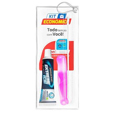 Imagem de Dentalclean Kit Dental Econômico: Escova de Dente Macia + Fio Dental 20m + Gel Dental Extreme Ice 50g