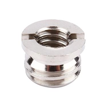 Imagem de POCREATION Adaptador de parafuso de tripé, adaptador de rosca de rosca de cobre antiferrugem, suportes de flash resistentes ao desgaste para câmeras tripés