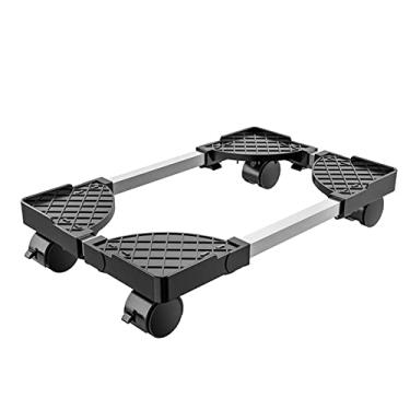 Imagem de Suporte de CPU móvel, suporte de host de computador de mesa, torre de computador ajustável com rolos, rack de armazenamento de host móvel, suporte de estojo para escritório em casa