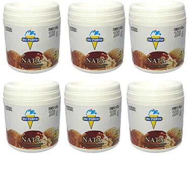 Imagem de 06 Base em Pó Para Sorvetes Picolés Geladinhos Vários Sabores Kit (Nata)