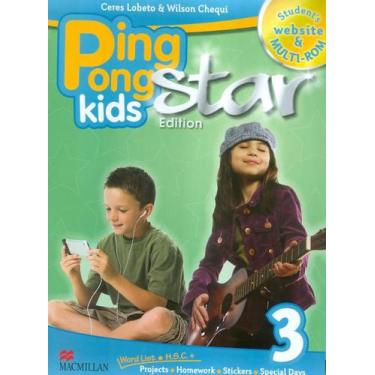 Imagem de Ping Pong Kids Star Edition 3 Sb With Multi-Rom And Website Code -
