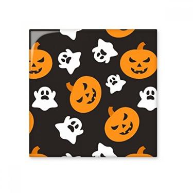Imagem de Abóbora Halloween Hallowmas Ghost cerâmica azulejo brilhante decalque pedra adornada tijolo vitrificado