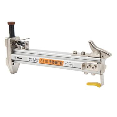 Imagem de Pregador Manual, Ferramenta de Pregar Madeira, Portátil Pistola de Pregos de Aço com Fenda Ferramenta para Pregar Pisos Máquina de Atirar Pregos para Móveis, Marcenaria Doméstica